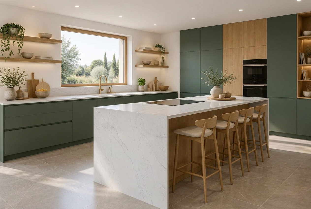 Afgewerkte luxe keuken