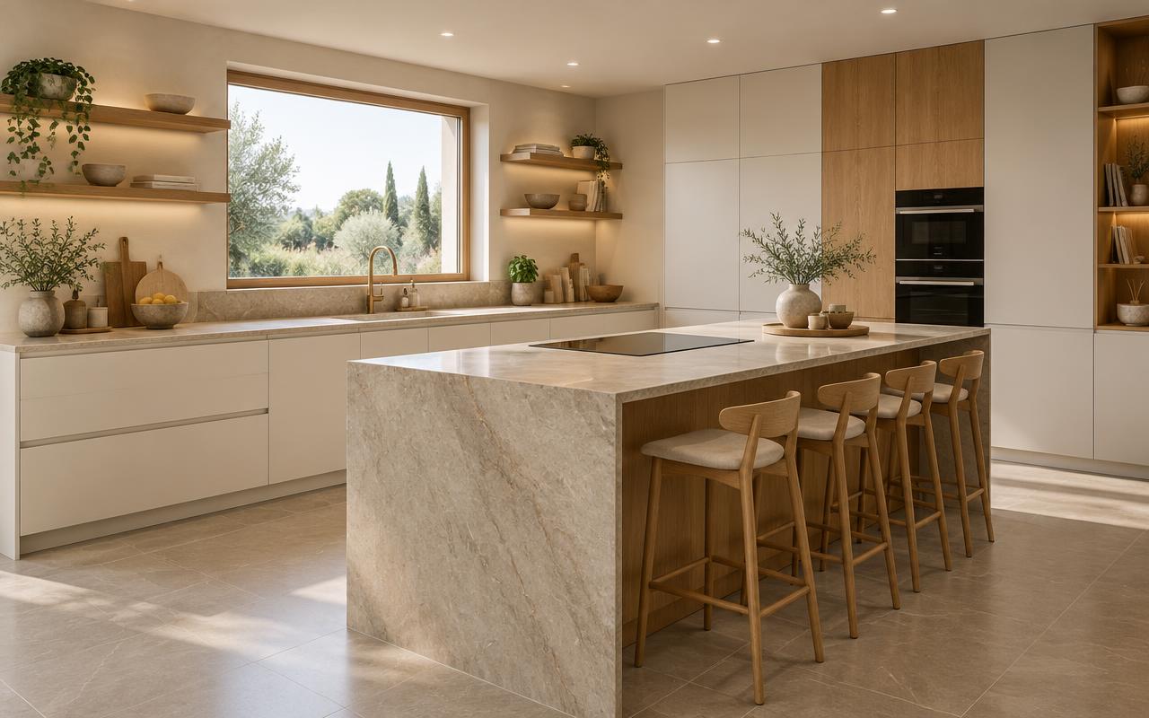 Afgewerkte luxe keuken